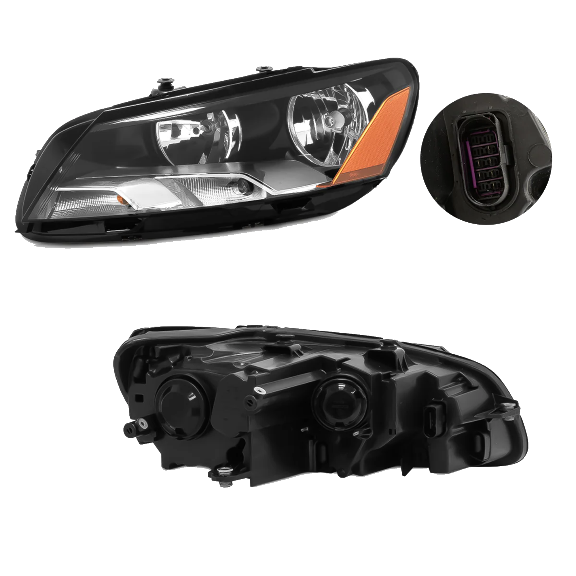 Faro Izquierdo Volkswagen Passat 2012–2015 Con focos
