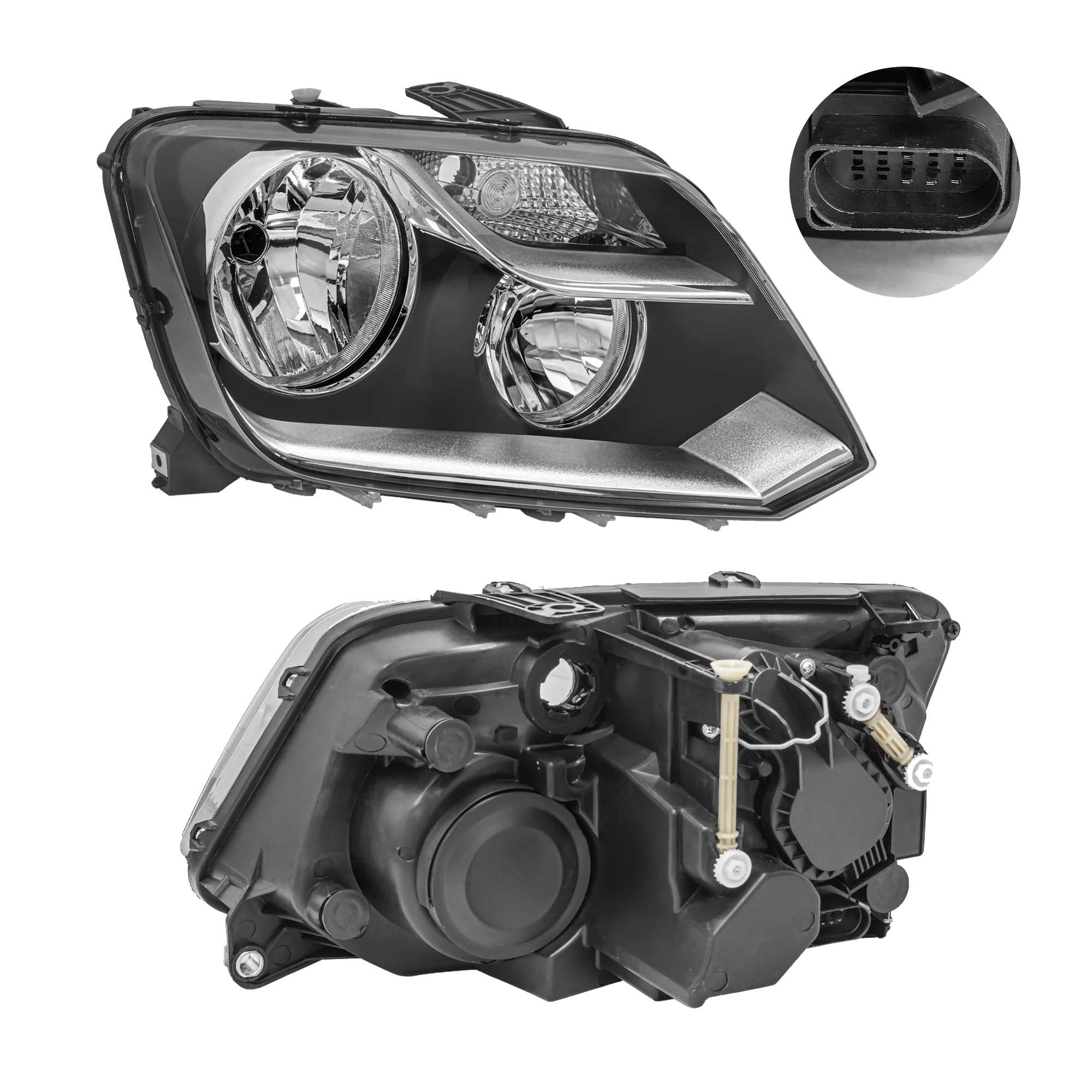 Faro Derecho Volkswagen Amarok 2011–2020 Sin foco