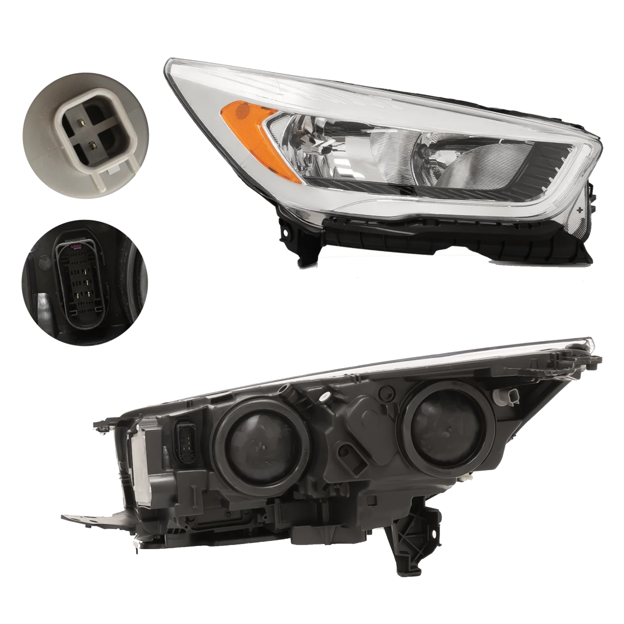 Faro Derecho Ford Escape 2017–2019 Con foco halogeno
