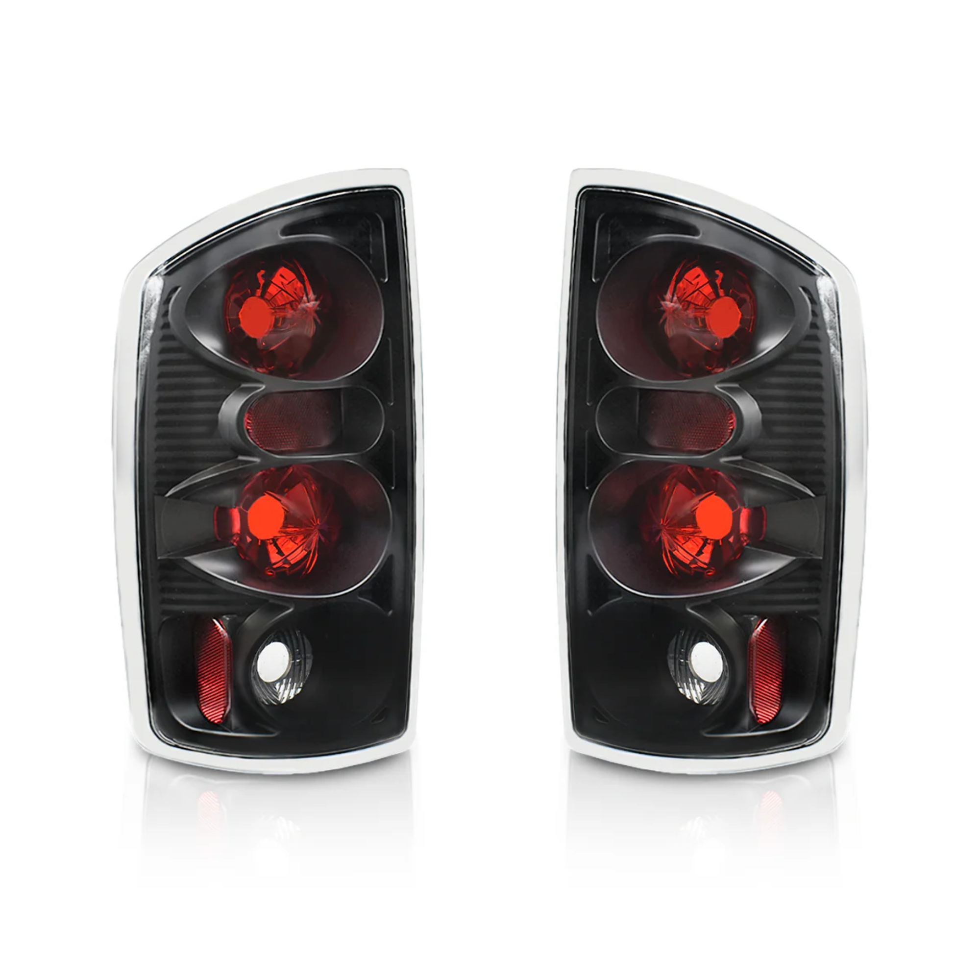 Par de Calaveras dodge RAM 1500 2500 2002-2005 Negras