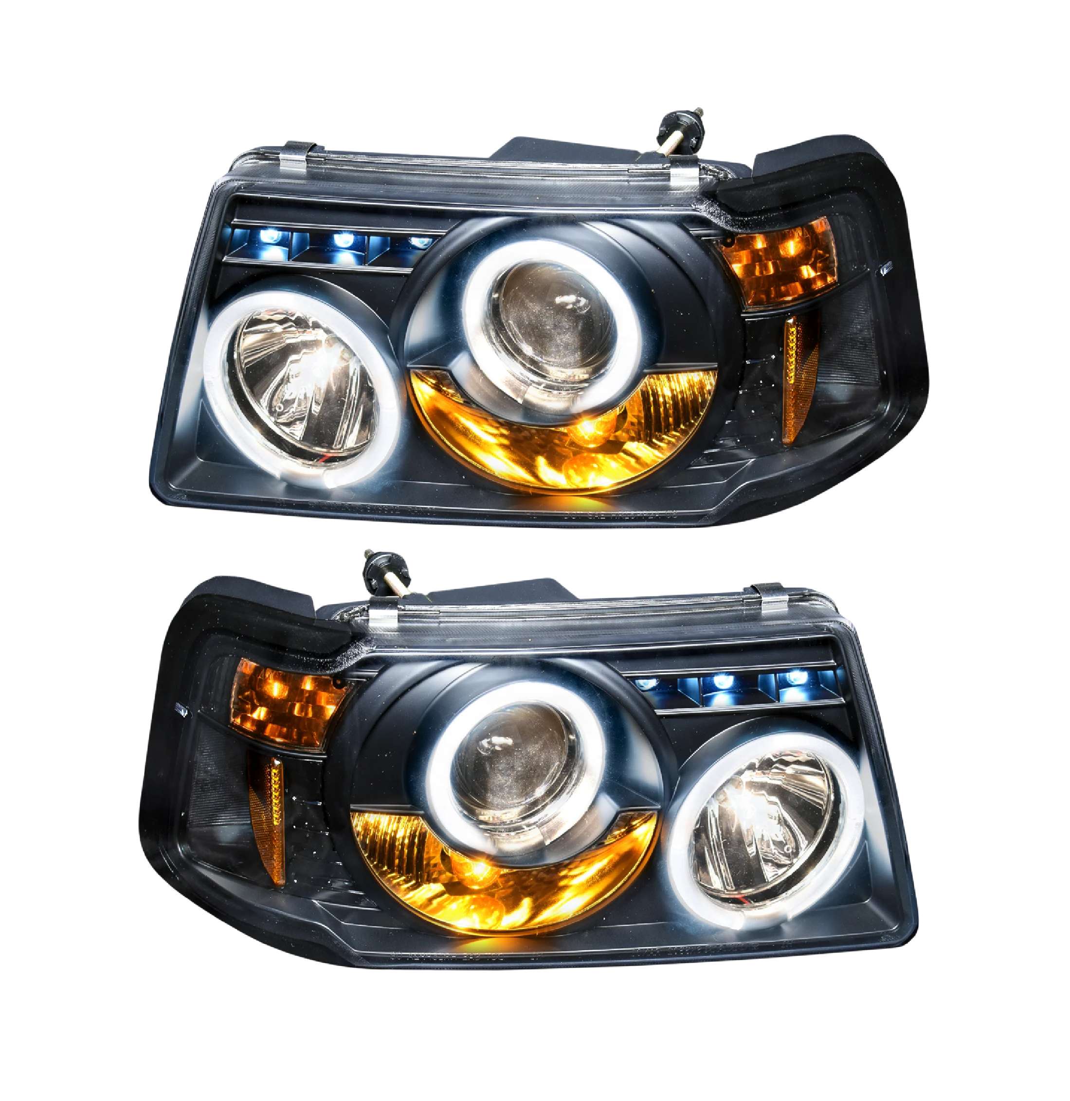 Par faros Ford Ranger 2001–2004/2001–2011 Americano Con Lupa Ojo Ángel