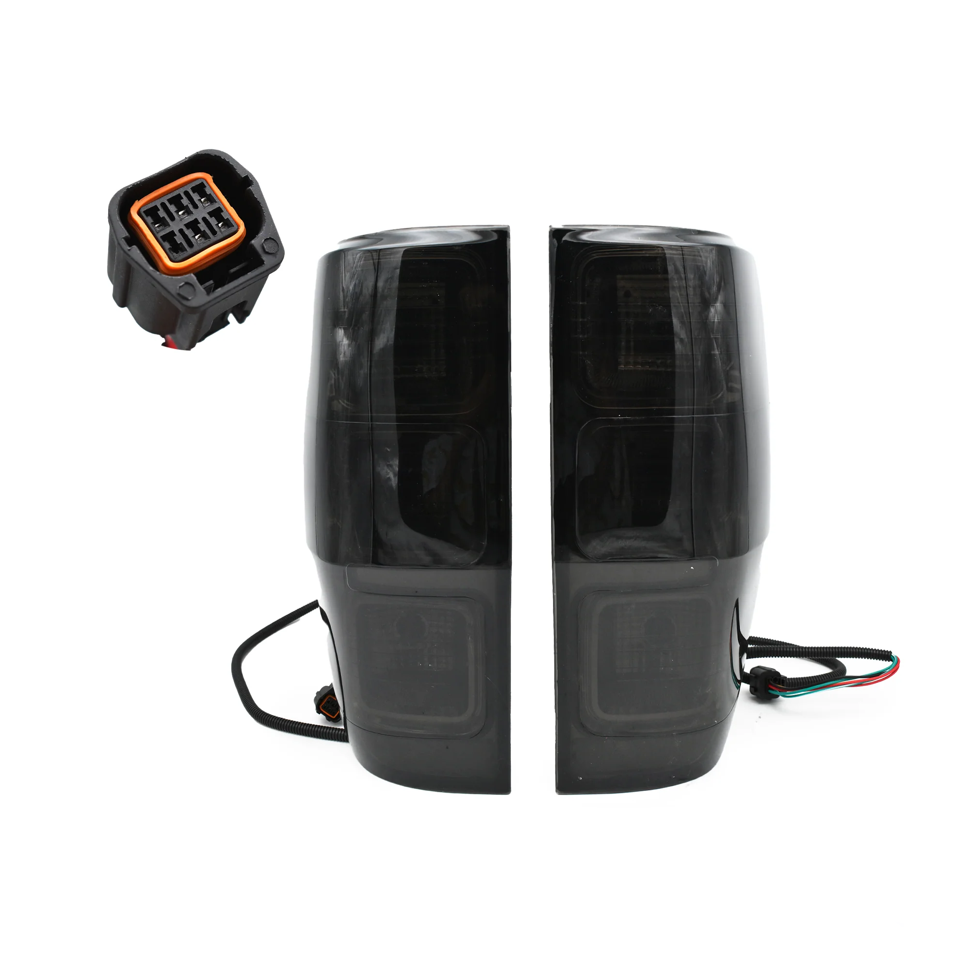 Par de Calaveras Ford Ranger 2013-2022 Negras