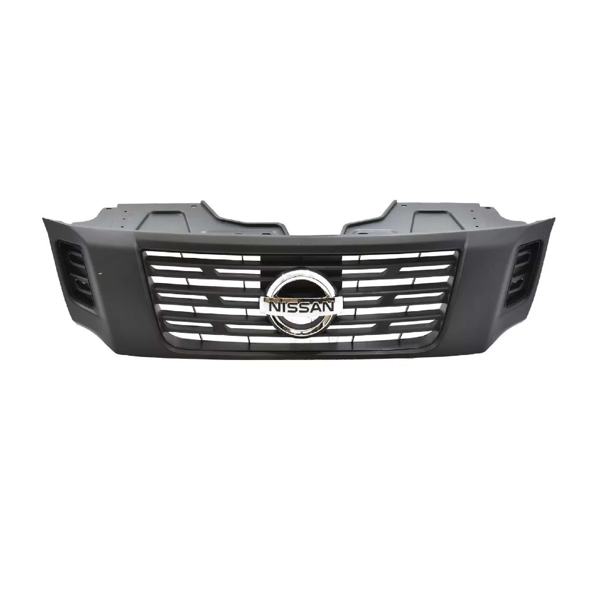 Parrilla Nissan Np300-Frontier 2016-2019 Corrugada Con Emblema