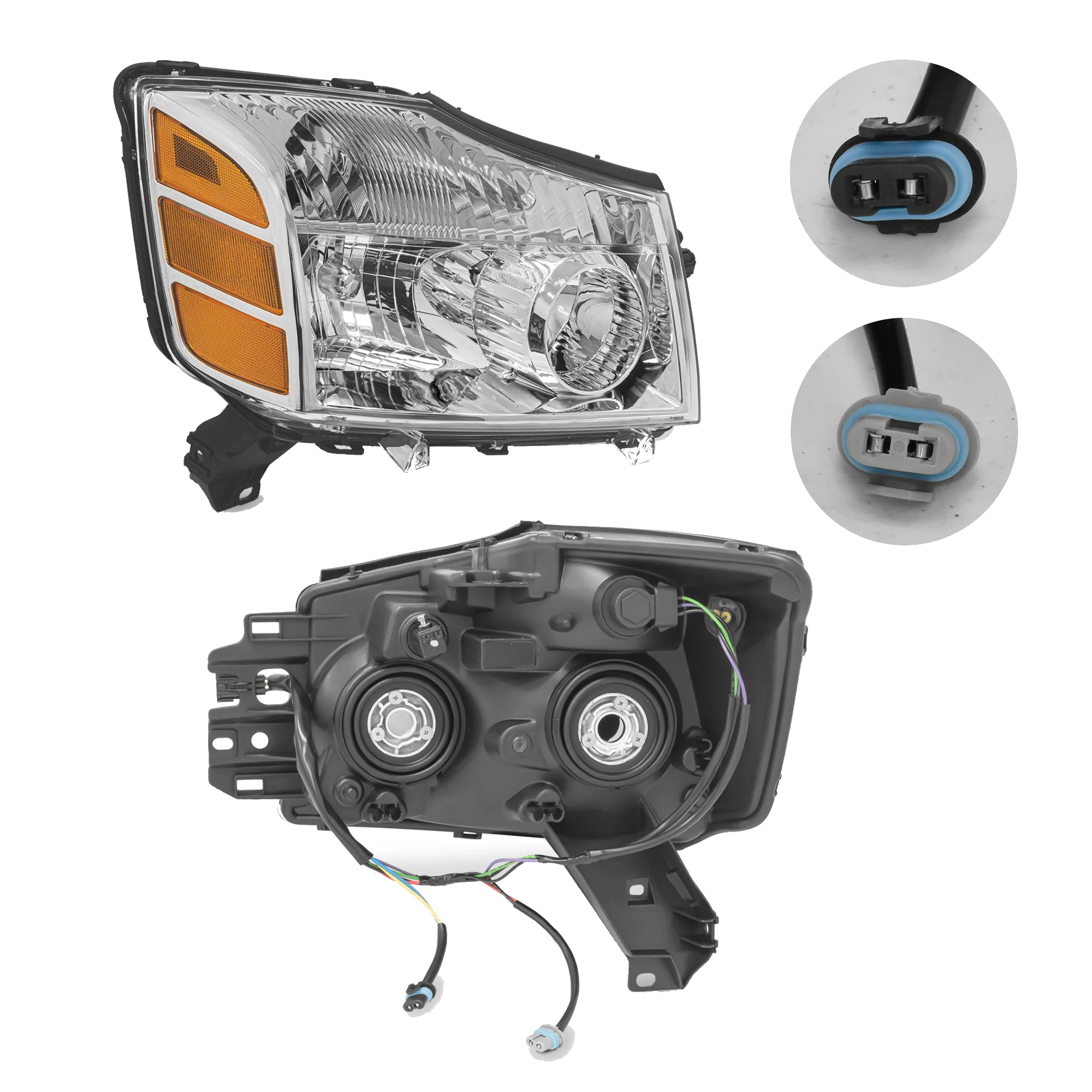 Faro Derecho Nissan Armana Titan 2004–2007