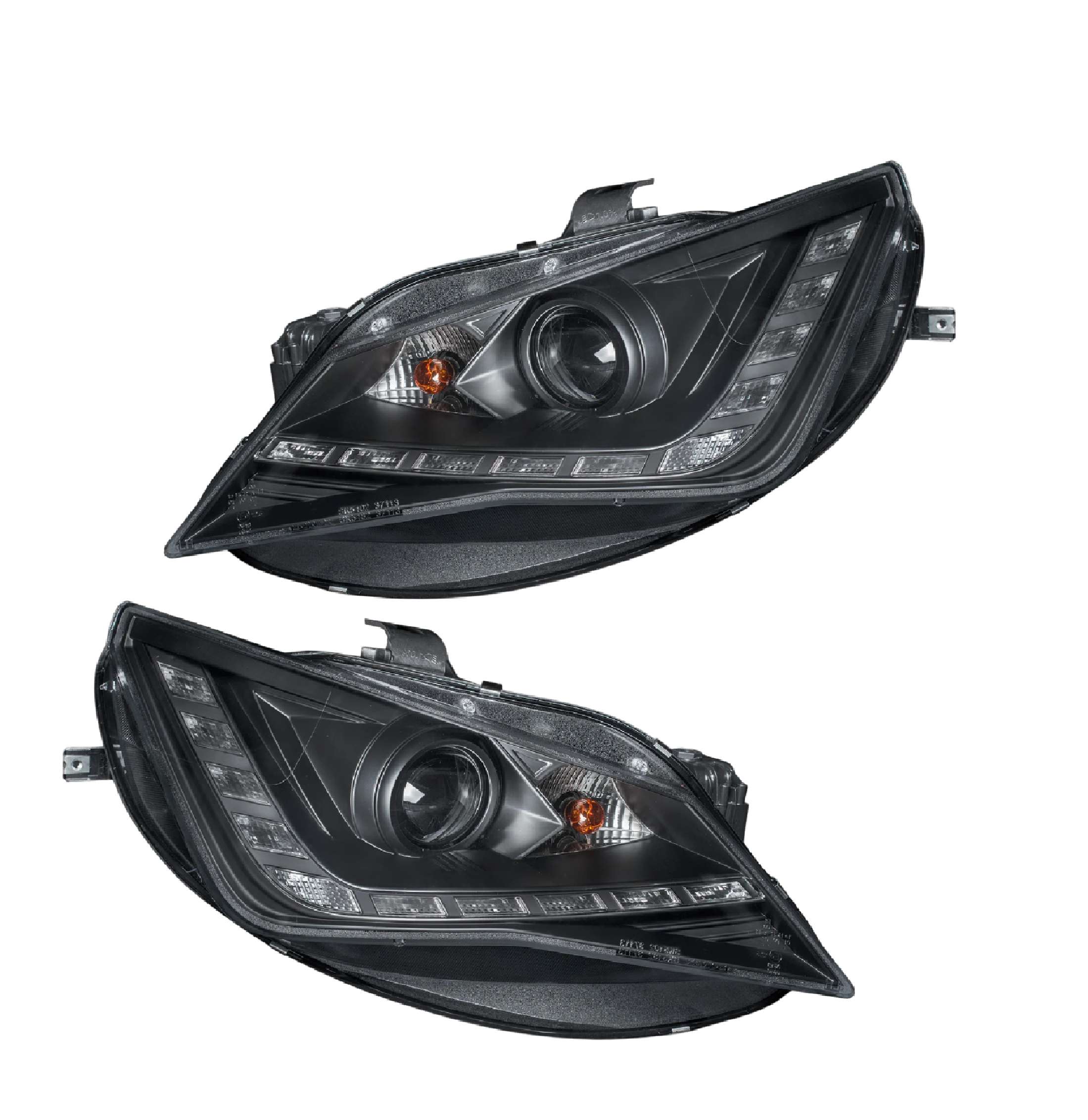Par faros Seat Ibiza 2013–2017 Con Lupa Luz De Dia