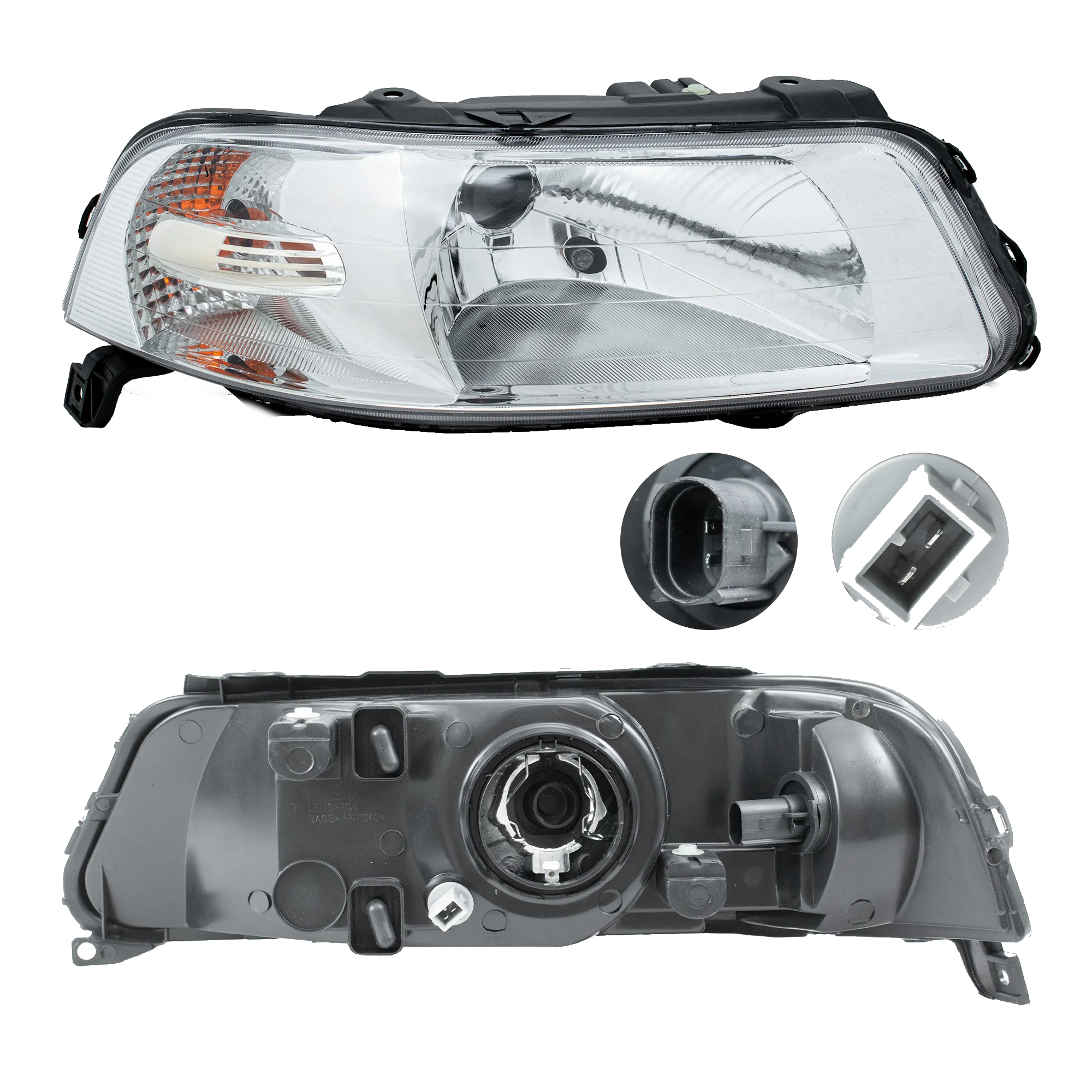 Faro Derecho Volkswagen Pointer 2000–2005 Para 1 Foco Con vela