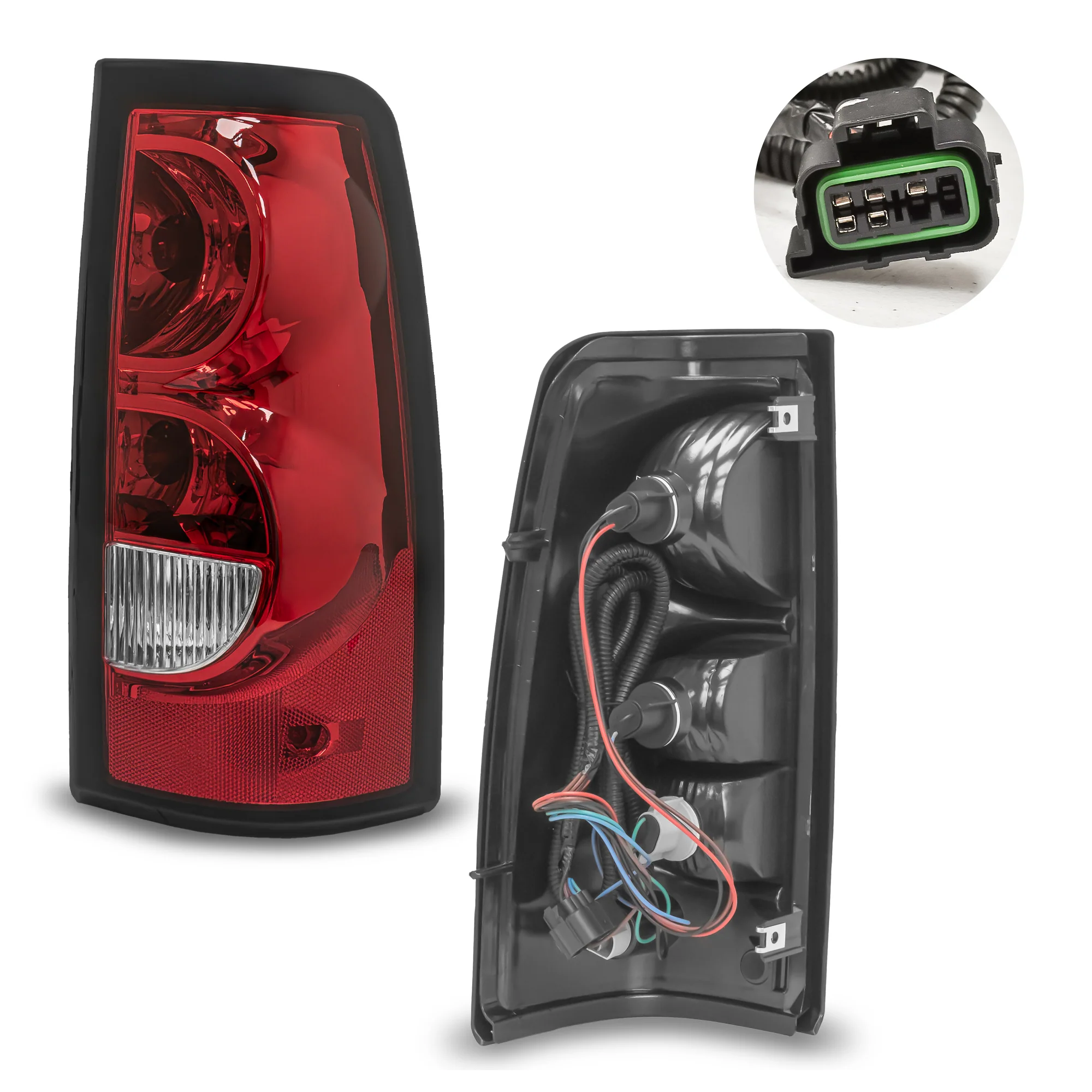 Calavera Chevrolet Silverado Cheyenne 2003-2006 Con Focos Derecho