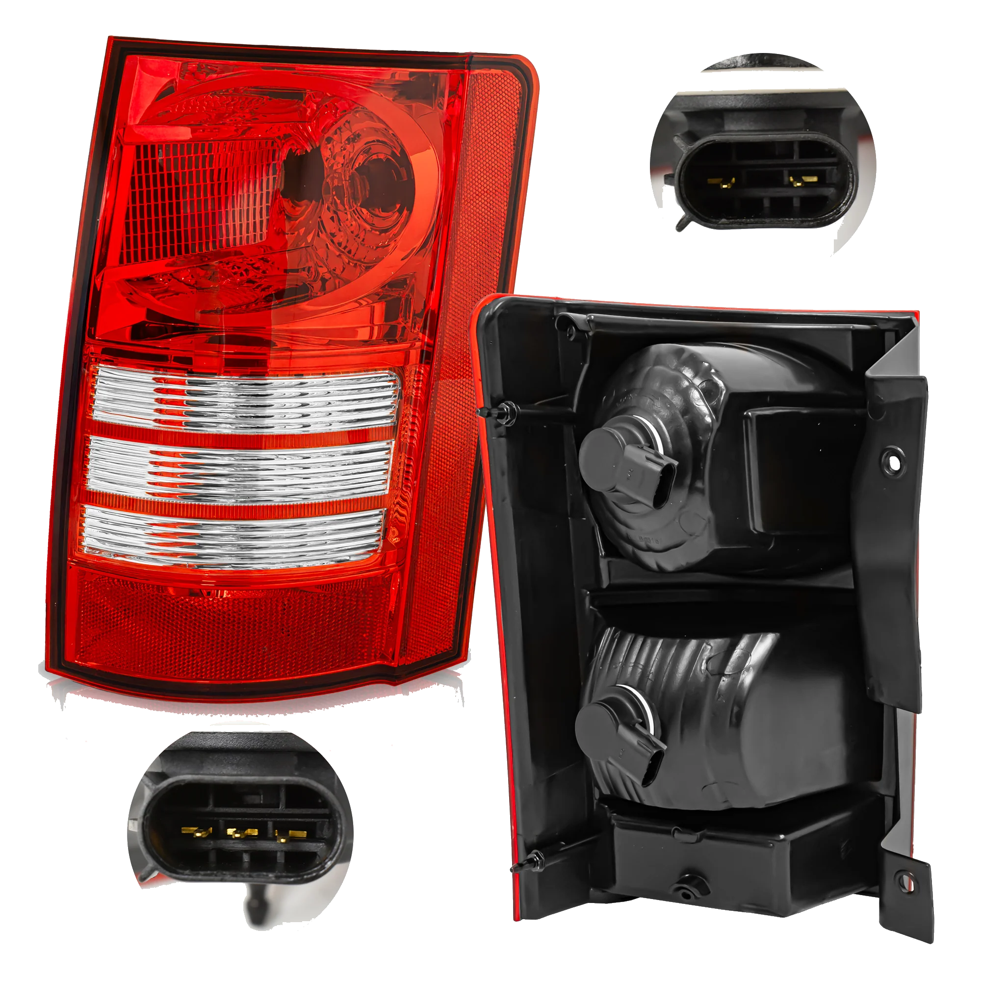 Calavera Chrysler Town Country 2008-2010 Con focos Derecho