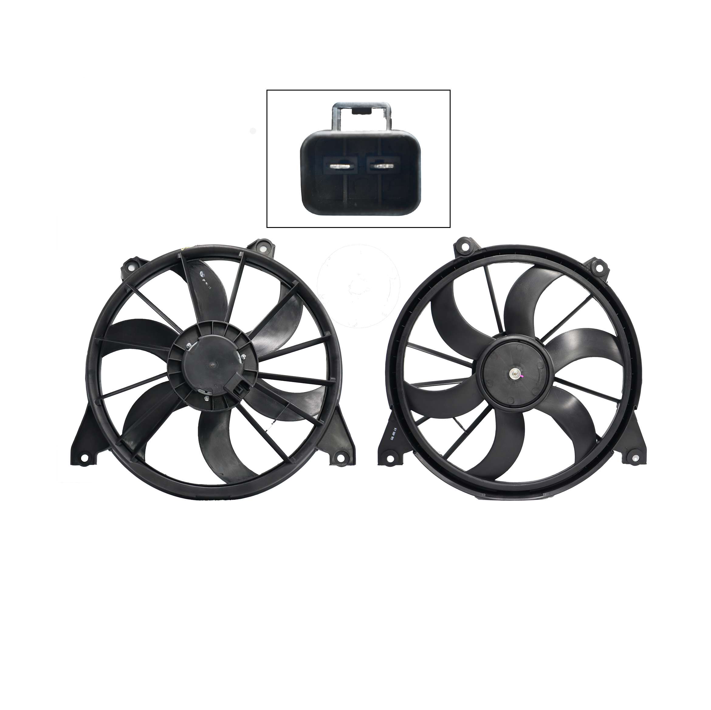 Motoventilador Chrysler / Dodge Journey 2.4L / 3.5L / 3.6L 2009-2020 Con Aire Con Tolva Sin Resistencia