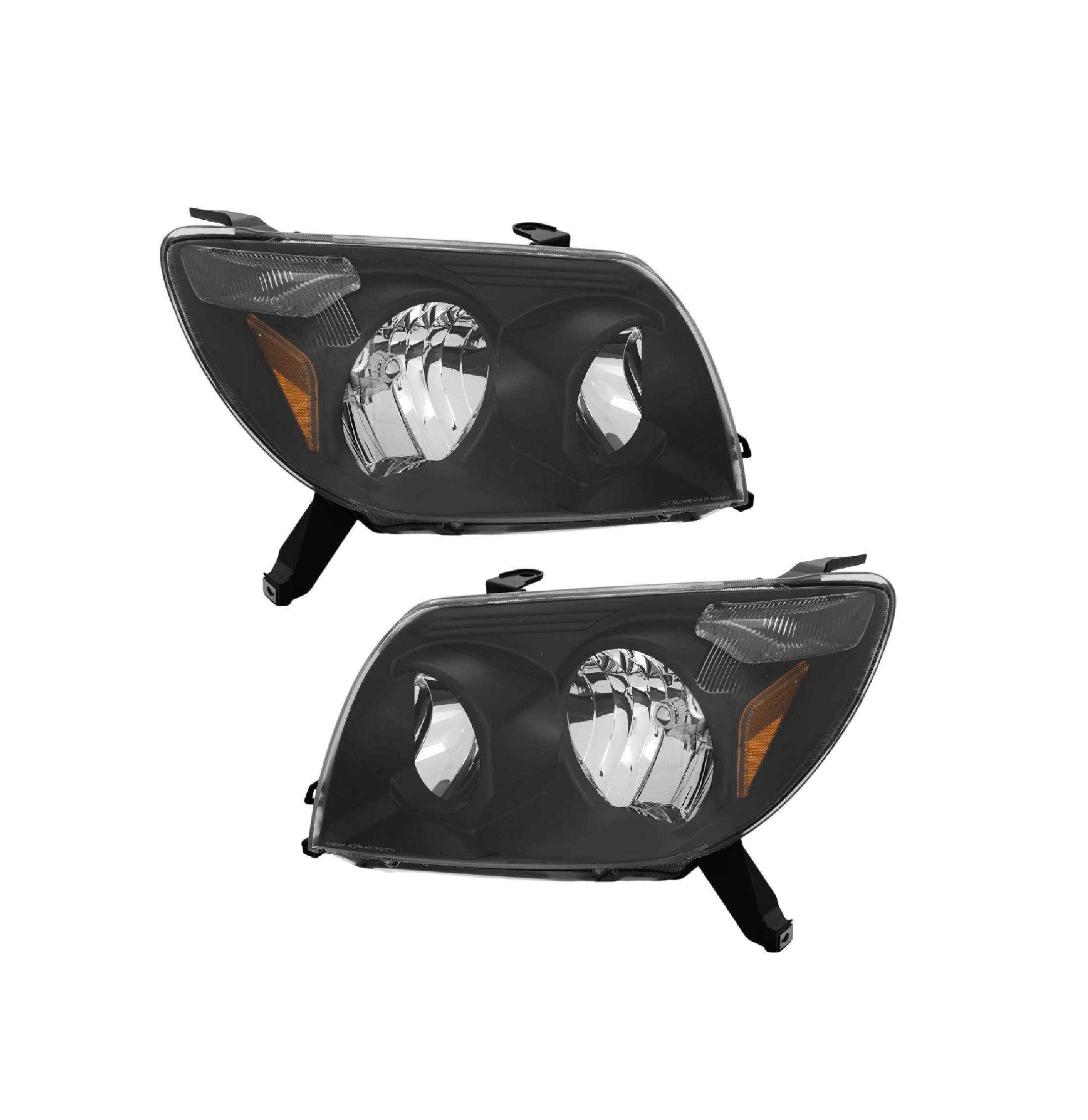 Par faros Toyota 4Runner Negros 2003–2005